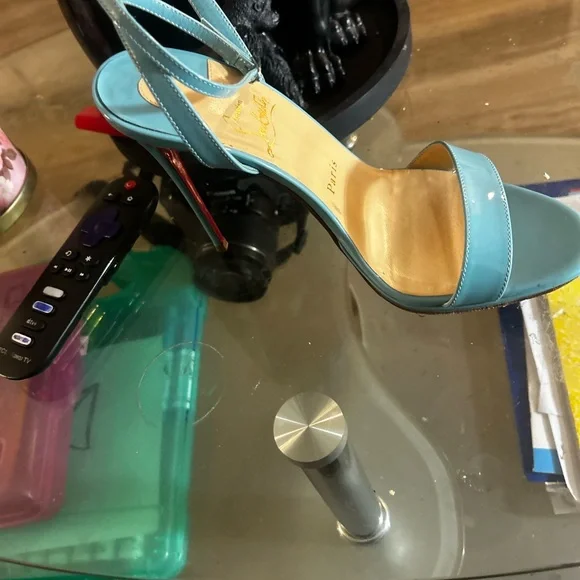 Christian Louboutin Aqua Heels - Picture 10 of 13